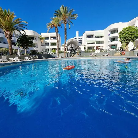 公寓 Casa Palmera 3 Only 150 Metres To The Beach, Heated Pool, Wifi, Sat-tv, Balcony *